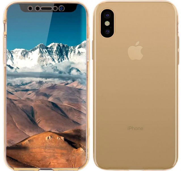 - Toto 360 Fully-covered TPU case iPhone X Gold