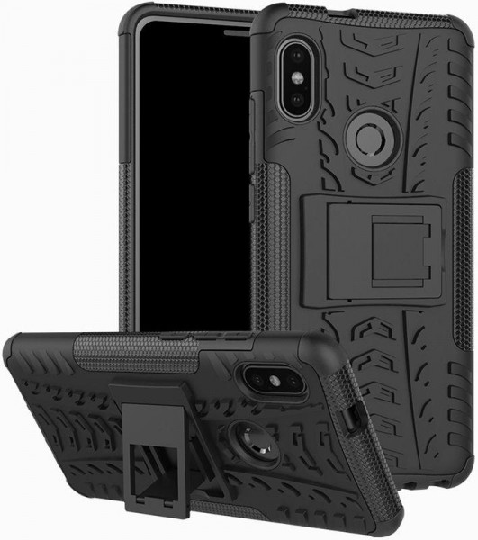 - TOTO Dazzle Kickstand 2 in 1 Case Xiaomi Redmi Note 5 Black #I/S