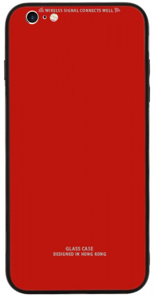 - Toto Pure Glass Case Apple iPhone 6 Plus/6S Plus Red