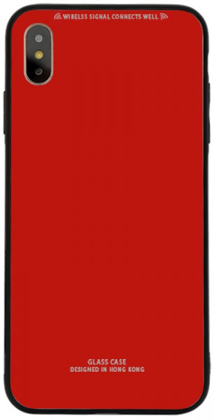 - Toto Pure Glass Case Apple iPhone X/XS Red