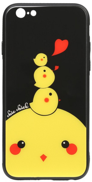 - Toto Cartoon Print Glass Case Apple iPhone 6/6s Chicken Chick