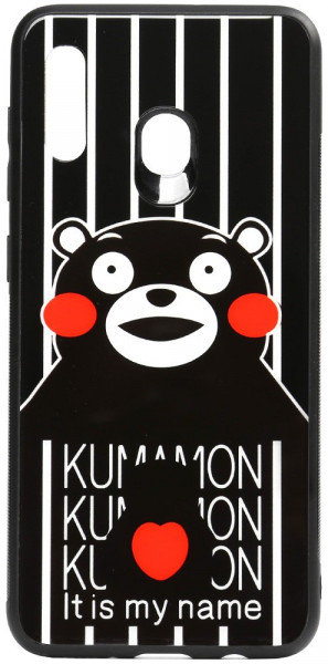 - Toto Cartoon Print Glass Case Samsung Galaxy A20/A30 Kumamon