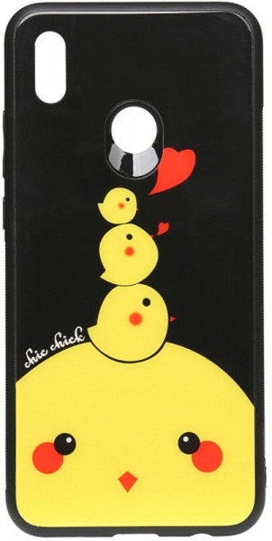 - TOTO Cartoon Print Glass Case Huawei P Smart Z Chicken Chick #I/S