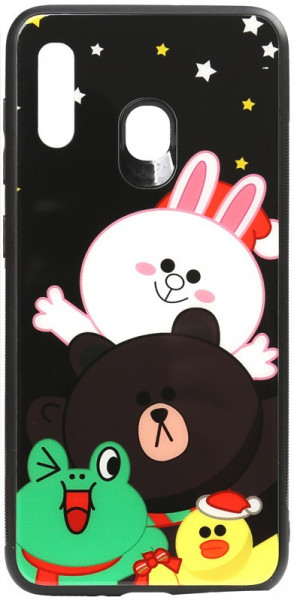 - Toto Cartoon Print Glass Case Huawei Y7 2019 Line friends all about