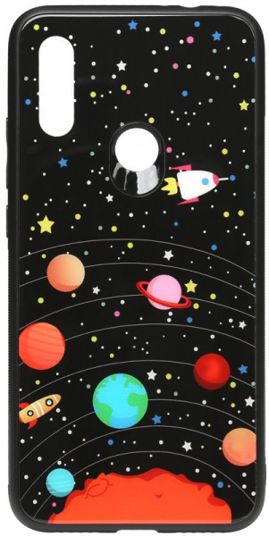 - Toto Cartoon Print Glass Case Xiaomi Redmi 7 Planets