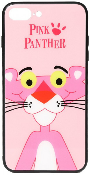 - Toto Cartoon Print Glass Case Apple iPhone 7 Plus/8 Plus Pink Panther