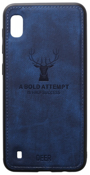 - Toto Deer Shell With Leather Effect Case Samsung Galaxy A10 Dark Blue