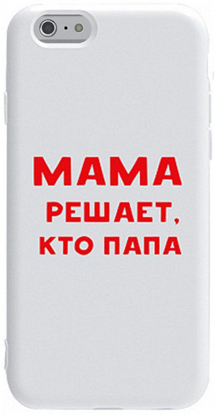 - Toto Pure TPU 2mm Print Case Apple iPhone 6/6s #24 Mama Reshaet White