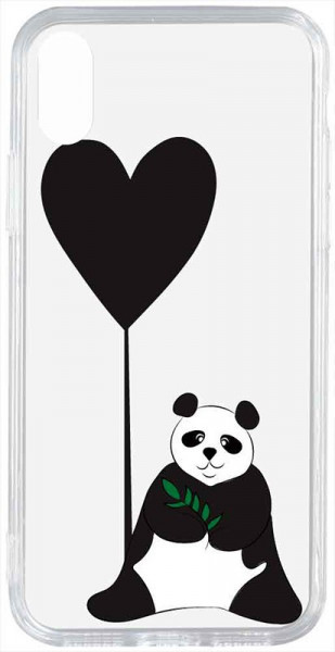 - Toto Acrylic+TPU Print Case Apple iPhone X/XS #53 Panda B Transparent