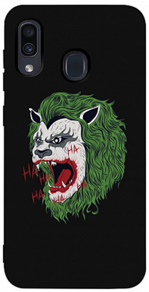 - Toto Matt TPU 2mm Print Case Samsung Galaxy A20/A30 #12 Green Lion Black