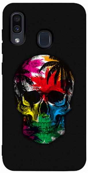 - Toto Matt TPU 2mm Print Case Samsung Galaxy A20/A30 #29 Skull Black