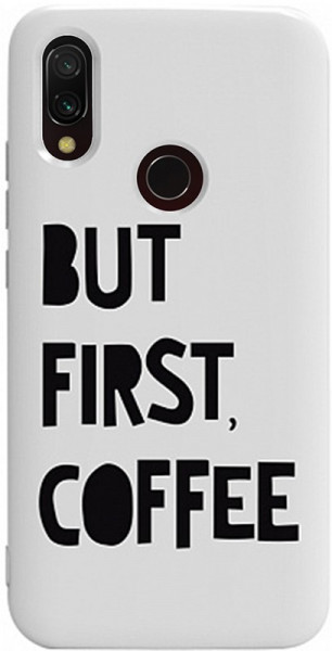 - Toto Pure TPU 2mm Print Case Xiaomi Redmi 7 #41 First Coffee White