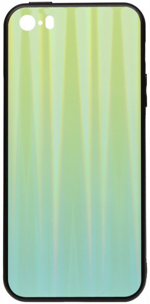 - Toto Aurora Print Glass Case Apple iPhone SE/5s/5 Green