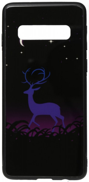 - Toto Night Light Print Glass Case Samsung Galaxy S10 Deer