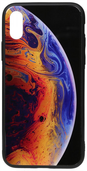 - Toto Print Glass Space Case Apple iPhone X/XS Violet