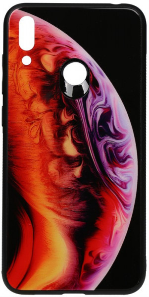 - Toto Print Glass Space Case Huawei Y7 2019 Amethyst