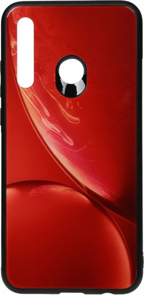 - Toto Print Glass Space Case Huawei P Smart+ 2019 Red