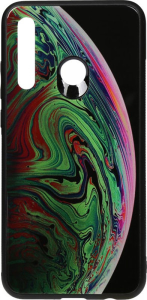 - Toto Print Glass Space Case Huawei P Smart+ 2019 Green