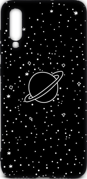 - Toto Cartoon Soft Silicone TPU Case Samsung Galaxy A70 Saturn Black