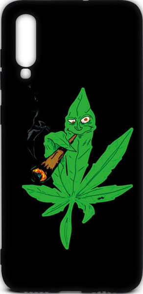 - Toto Cartoon Soft Silicone TPU Case Samsung Galaxy A70 Cannabis Black