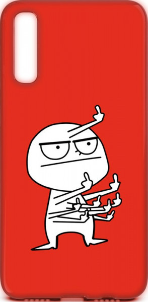 - Toto Cartoon Soft Silicone TPU Case Samsung Galaxy A30s/A50/A50s FK 9 Red