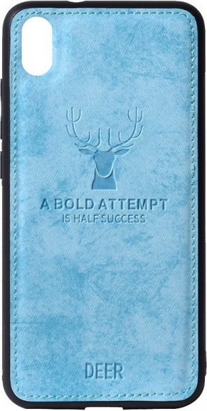 - Toto Deer Shell With Leather Effect Case Xiaomi Redmi 7A Blue