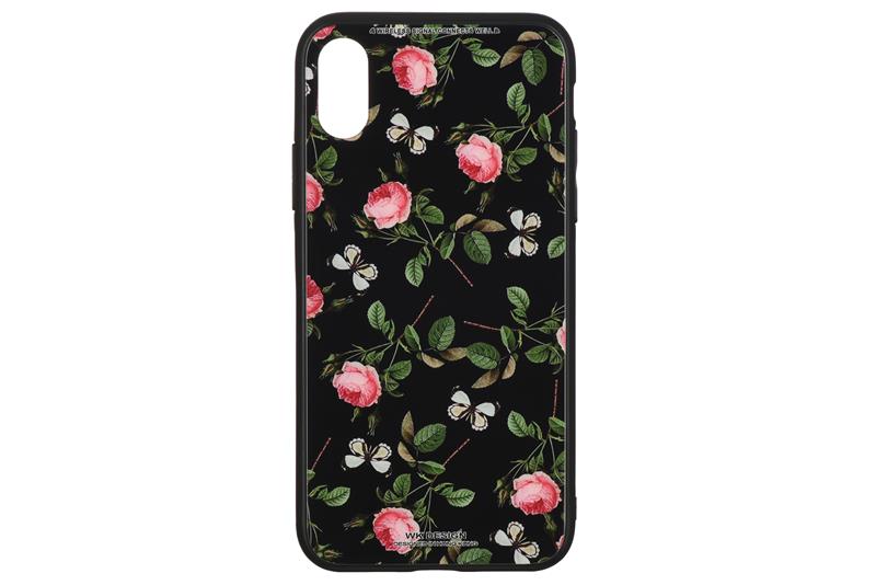   TPU WK WPC-061  iPhone XS Max Flowers RD/BK (681920359852)