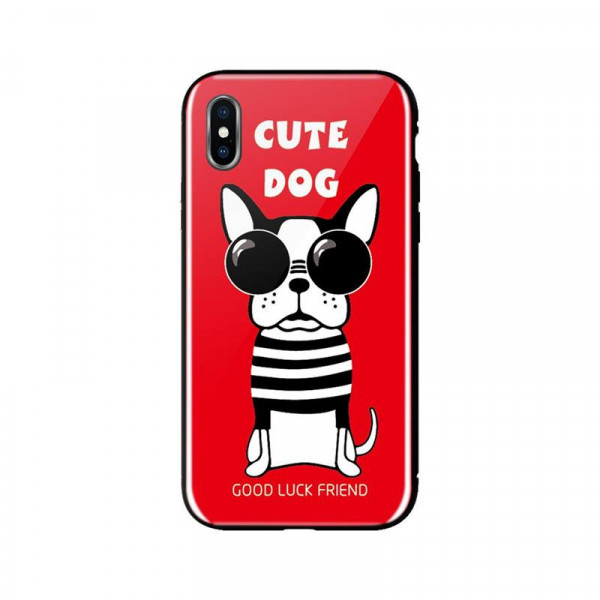   TPU WK WPC-087  iPhone XS Max Cute Dog Red (681920360810)