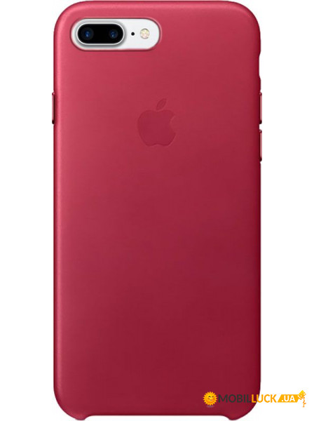 - Apple Silicone Case iPhone 7 Plus Deep Red