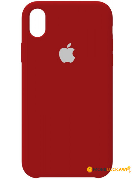 - Apple Silicone Case iPhone XR China Red