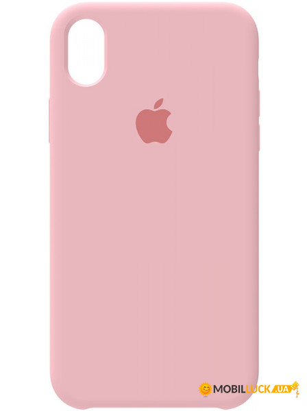 - Apple Silicone Case iPhone XR Rose Pink