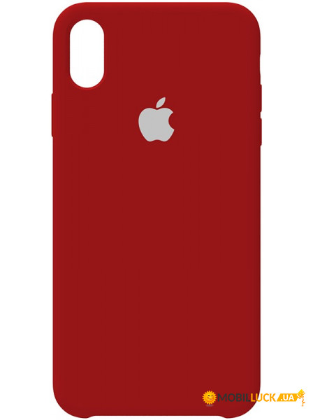 - Apple Silicone Case iPhone X/XS China Red