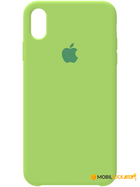 - Apple Silicone Case iPhone X/XS Green