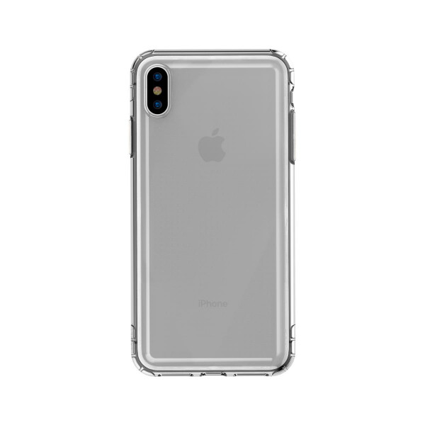   TPU Baseus Safety Airbags  iPhone XS Max Transparent Black (ARAPIPH65-SF01)