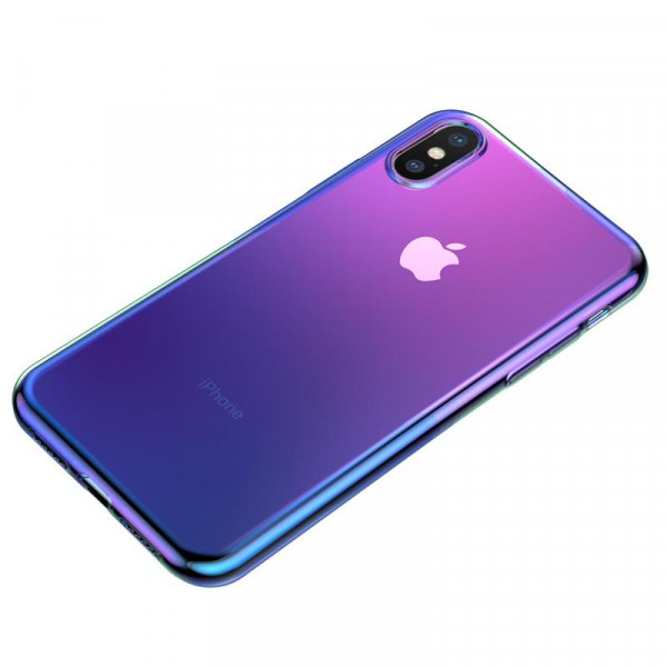   TPU Baseus Glow  iPhone XS Transparent Black (WIAPIPH58-XG01)