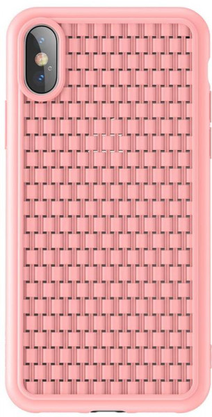   TPU Baseus BV Weaving  iPhone XS Max Pink (WIAPIPH65-BV04)