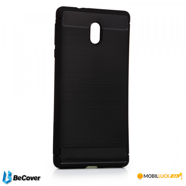  Carbon Series BeCover  Nokia 3 Black (701800)