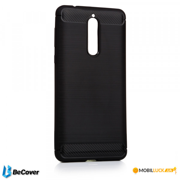  Carbon Series BeCover  Nokia 8 Black (701809)