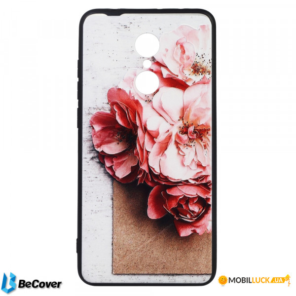  3D Print BeCover Xiaomi Redmi 5 Peonies (702028)