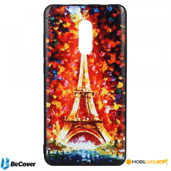  3D Print BeCover  Xiaomi Redmi Note 4X Paris (702109)