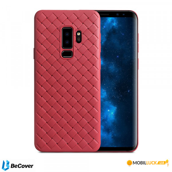  TPU Leather Case BeCover Samsung Galaxy S9+ SM-G965 red (702311)