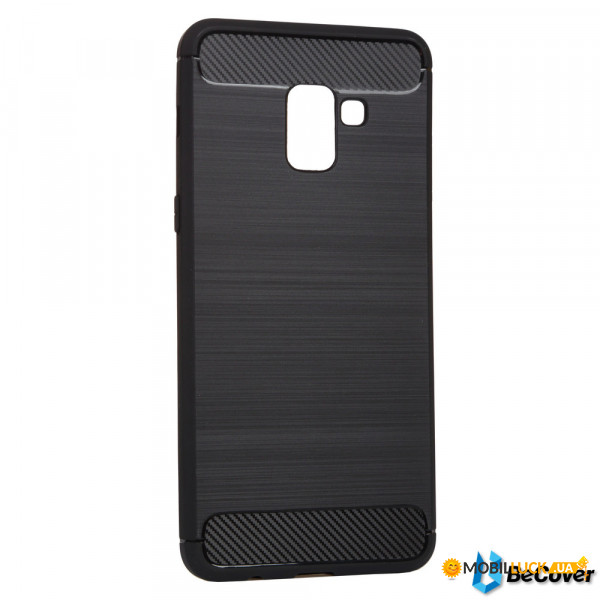  Carbon Series BeCover Samsung Galaxy A8+ 2018 SM-A730 Black (702467)