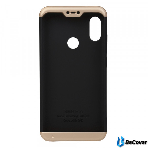  Super-protect Series BeCover  Xiaomi Mi A2 Lite / 6 Pro Black-Gold (702653)