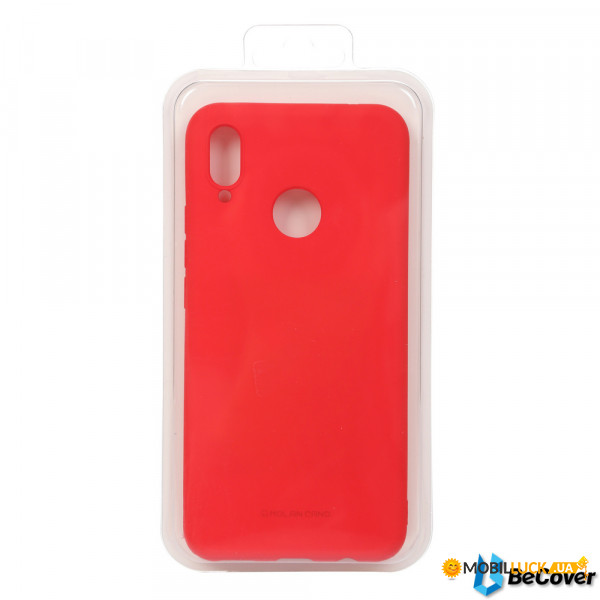  Matte Slim TPU BeCover Huawei P Smart+ Red (702744)