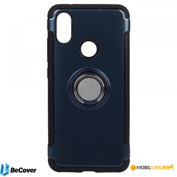 Magnetic Ring Stand BeCover Xiaomi Redmi Note 6 Pro Deep Blue (703090)