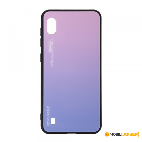  Gradient Glass BeCover  Samsung Galaxy A10 2019 SM-A105 Pink-Purple (703545)