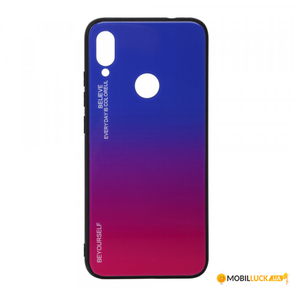  Gradient Glass BeCover Xiaomi Redmi Note 7 Blue-Red (703599)