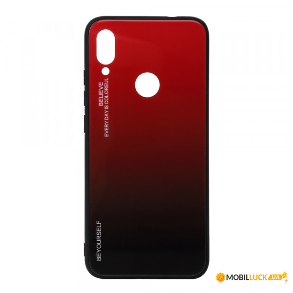  Gradient Glass BeCover Xiaomi Redmi Note 7 Red-Black (703603)