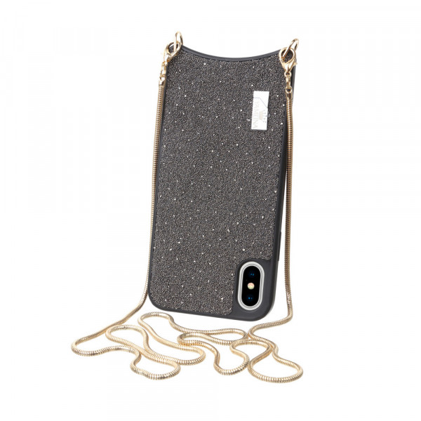  Glitter Becover Apple iPhone Xs Max Grey (703648)