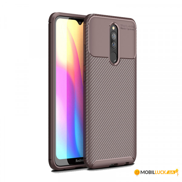  Carbon New Series BeCover Xiaomi Redmi 8 Brown (704382)